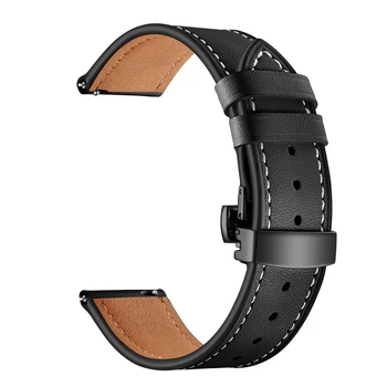 22MM Trupa Ceas pentru Huawei Watch GT 2 Curea de 22 mm, din Piele Ceas Inteligent Brățară de Curea pentru Samsung S3/Galaxy watch 46