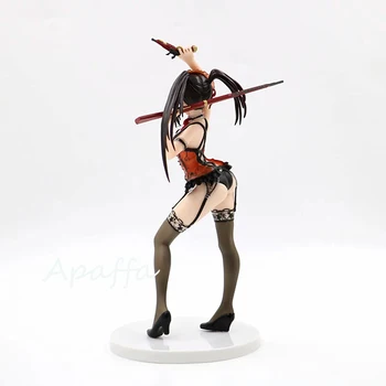 23cm Anime Fata Sexy Figura Jucării Data Un Live Tokisaki Kurumi Lenjerie Pistol ver. PVC Figura de Acțiune de Colectare Jucarii Model de Papusa