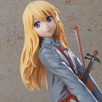 23cm Miyazono Kaori Figura În aprilie Figura de Acțiune Anime Papusa din PVC de Sex Fete Jucarii Model de Colectare