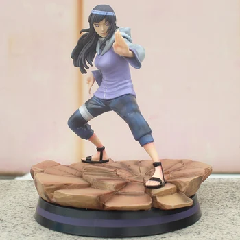 23cm Naruto Shippuden GK Figurina Hyuuga Hinata Twin Lei Pumnul de Luptă Ver. PVC Figura Papusa de Colectie Model de Jucărie