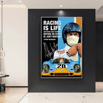 24 De Ore De La Le Mans 1970 Iunie Pe Panza De Imprimare Nordic Poster De Arta De Perete De Imagine Pentru Camera De Zi Acasă Decorare Fara Rama