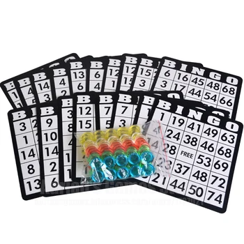 245Pcs Bingo Mașini de Loterie Mașini Party Bingo Norocos Mingea Joc de Loterie de Familie Joc Set Cușcă Mingea Carte Contra