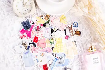 248pcs Creative drăguț de auto-a făcut Fată rochie ocean îmbrace haine de fată bijuterii DIY meșteșug albume foto rezistent la apa scrapbooking