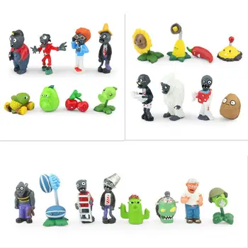 24buc/lot PVZ Plante vs Zombi Figurile 3-8cm Plante și Zombi PVC Cifrele de Acțiune de Colectare de Jucării Băiat de Cadouri
