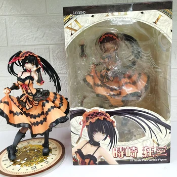 24cm Data Un Live Tokisaki Kurumi Figura de Acțiune Anime Coșmar Tokisaki Kurumi cu Pistol de Model de Colectie Figurina Papusa