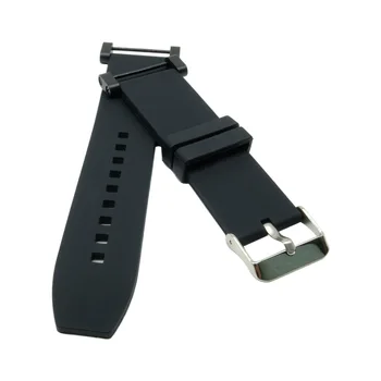 24mm Silicon Cauciuc Watchband Pentru Suunto Core Esențiale Serie de Trupa Ceas Curea Curea Înlocuiți Și Negru Adaptor + 2 buc Instrumente