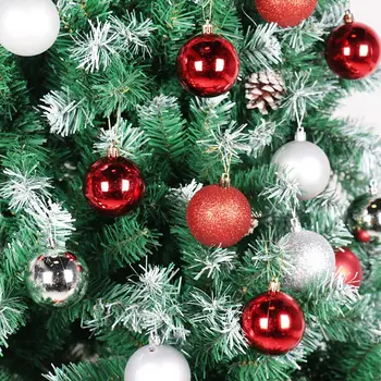 24pcs de Crăciun Bile de Brad, Decoratiuni Craciun Fericit Decoratiuni Pentru Casa 2020 Ornamente de Crăciun, An Nou Fericit Cadou Navidad