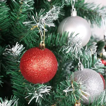 24pcs de Crăciun Bile de Brad, Decoratiuni Craciun Fericit Decoratiuni Pentru Casa 2020 Ornamente de Crăciun, An Nou Fericit Cadou Navidad