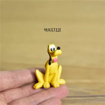 24piece/lot 4.5 cm mickey prieten drăguț plutoo câine PVC Acțiune Figura Model de Jucărie Decoratiuni DIY Materiale jucarii