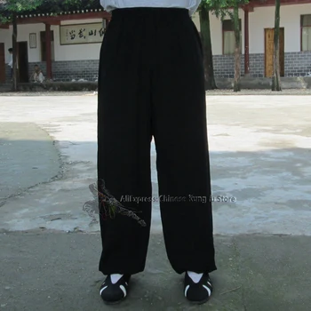 25 de Culori Moale Chineză Kung fu Pantaloni Shaolin Tai chi Wudang Formare Pantaloni Serviciu Personalizat Nevoie de Măsurători