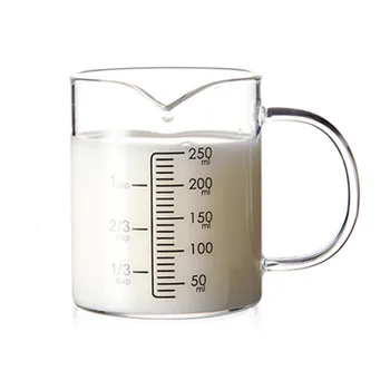 250ml/500ml/1000ml Sticlă Borosilicată Mare Ceașcă de Măsurare Clar Lapte Cana Cu Scară Pentru Copt Gătit Bucătărie Accesssories