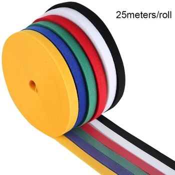 25meter 1 cm 1,5 cm, 2 cm Rola Reutilizabile Magic Curea Cravată Înapoi La Înapoi Cârlig Buclă de Cablu Bucătărie Acasă Nailon Fixare Accessorys