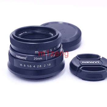 25mm F1.8 APS-C de Film de Focalizare Manuală MF Prim Obiectiv pentru Sony a7r3 a9 A6600 fuji xt30 xh1 xa5 m43 em1 em5 gh5 gf9 canon eosm camera