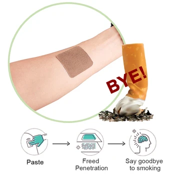 25Pcs=5Bags Ingredient Natural Anti Smoke Patch Renunțe la Fumat Renuntarea Chineză pe bază de Plante Ipsos Medical de Îngrijire a Sănătății D2050
