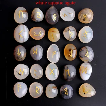 25Pcs Libertatea Naturale Cristal de Ametist Rune Pietre Neregulate Divinație Agat Rune-a spune Avere Reiki de Vindecare Cadou Decor