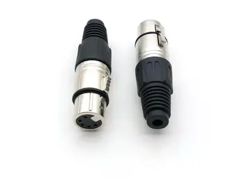 25PCS XLR de sex Feminin 5 Pini de Lipire ADAPTOR pentru Cablu pentru Microfon