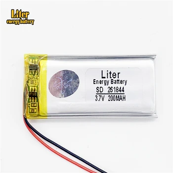 261844 3,7 V litiu-polimer baterii 261844 200mah MP3 MP4 MP5 mici jucării GPS baterie reîncărcabilă