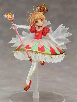 26CM Anim Card Captor Sakura Sakura Kinomoto a 15-a Aniversare Cosplay Figura Model Decor de Colectare Ornament Jucarii Cadou papusa