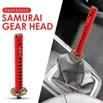 26cm Universal JDM Katana Sabie de Samurai Masina Schimbătorului de Viteze Maneta Schimbator Stick Butonul din Aliaj de Aluminiu Auto piese de schimb