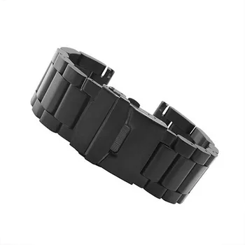 26mm Pentru Garmin Fenix3 Inteligent Watchband Negru Brățară de Argint din Oțel Inoxidabil, Metal de Trupa Ceas Curea + 2 buc Șurub + 2 buc Instrument