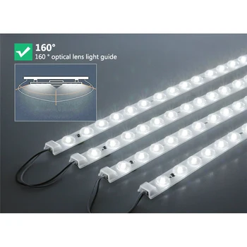 2835 Chip LED, Tub LED Bar Lumini 220V Lampă de Tavan pentru Camera de zi 32W 40W 50W Înaltă Luminozitate Greu Benzi luminoase cu LED-uri Șofer