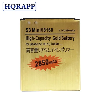 2850mAh EB425161LU i8190 Aur Înlocuire Baterie Pentru Samsung Galaxy S3 Mini GT-i8190 i8190 ACE 2 I8160 S7562