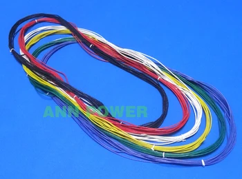28AWG Silicon sârmă AWG28 Silicon Cablu de 28 AWG SR Fire Conductor 19/0.08 28# de înaltă temperatură cablu de cupru cositorit