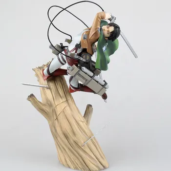 28cm Anime Atac pe Titan figura Luptă Artfx J Levi Reînnoire 1/8 scale pre-vopsit figura PVC Acțiune Figura Model de Jucarii Cadou