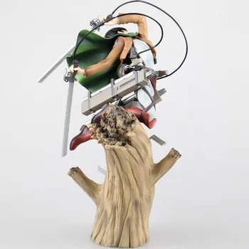 28cm Anime Atac pe Titan figura Luptă Artfx J Levi Reînnoire 1/8 scale pre-vopsit figura PVC Acțiune Figura Model de Jucarii Cadou