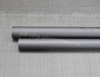28mm ODx 26mm ID Fibra de Carbon Tub 3k 1000MM Lung (Rola Înfășurat) carbon țeavă , cu full carbon, Japonia 3k îmbunătăți material