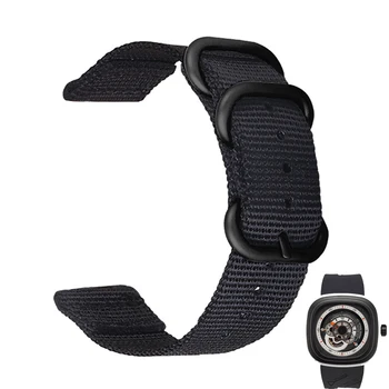 28mm Panza Barbati Watchbands pentru Șapte vineri Curea Nailon Accesorii Ceas Sport Respirabil brățară Brățară de Curea