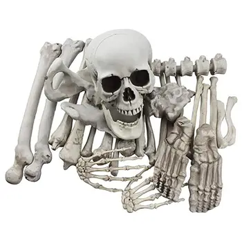 28pcs/set Craniu Schelet de Oase Decor de Halloween Casa Bantuita Spookiest Scena Cimitir, elemente de Recuzită