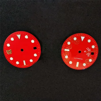 29MM Roșu Cadran de Ceas pentru ETA 2824-2/ 2836 Pentru 2824/ 2836 Pentru Mingzhu 2813 Serie mecanism de Ceas de Reparații Parte