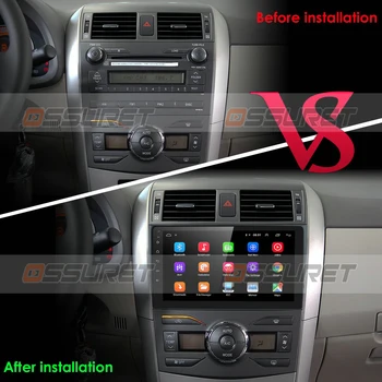 2Din android 10 Radio Auto Player Multimedia Pentru Toyota Corolla E140/150 2007 2008 2009 2010 2011 2012 2013 2016 2 din