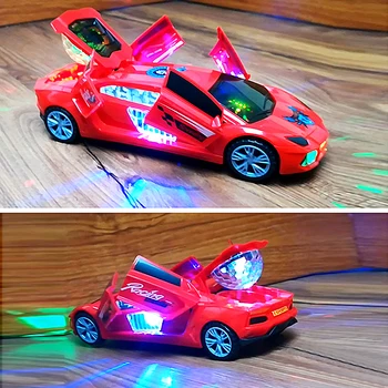 2In1 Electrice Jucarii Modele de masini Electrice Universale de Deformare 3D Masina de Lumină Copii Cadou Fierbinte Jucarii