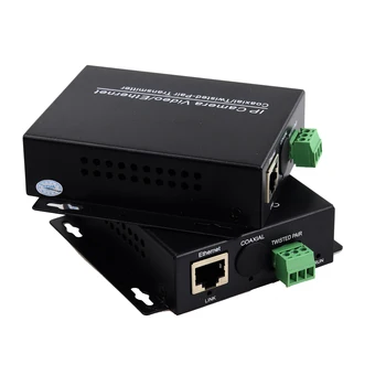 2km Ethernet Extender Over IP Coaxial Network Extender 1080p Video Converter Transmițător Receptor Suport HIKVISION Dahua