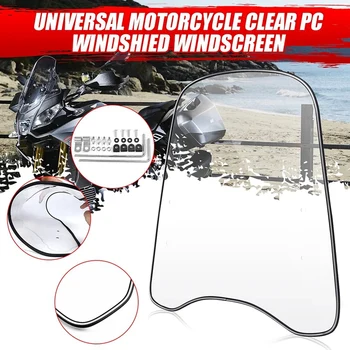 2Mm Grosime Universal Motocicleta Parbriz Windsn Clar Deflector de Vânt Scut Clar