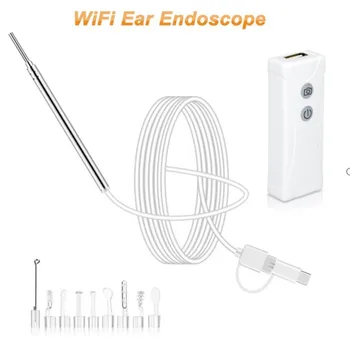 2MP 1080p 3.9 MM Wireless WIFI Earpick Endoscop 3in1 USB Otoscop HD Earscope Curat Ureche Camera