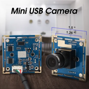 2MP 1920*1080 Ominivison OV2710 MJPEG 120fps/ 60fps/30fps mini micro usb camera de bord cu lentila de 2.8 mm pentru Android, Windows, Linux