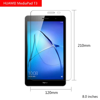 2packs Sticla Temperata pentru Huawei Media Pad T3 8.0 8-Inch High Clear Ecran Protector Pentru Huawei Tableta Temperat Film Pentru Pad