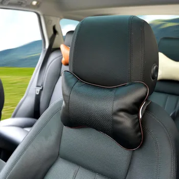 2pc piele artificiala vizuini auto tetiera consumabile gât masaj de siguranță auto perna pentru BMW toate seriile 1 2 3 4 5 6 7 X E