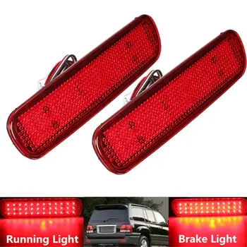 2x 36LED Bara Spate Reflector Coada de Lumină de Frână de Oprire DRL lumini Ceață Lampă Pentru Toyota Land Cruiser/Lexus LX470