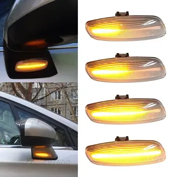 2x Dinamic LED-uri de Semnalizare de poziție Laterale Lumina pentru Peugeot 207 308 3008 5008 RCZ Partener Citroen C3 C4 Coupe Picasso, C5 DS3 DS4
