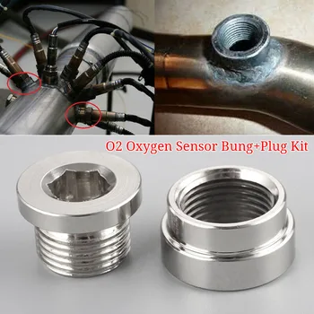 2x Universal M18x1.5 O2 Senzor De Oxigen Extensie Adaptor Bung Plug De Înlocuire