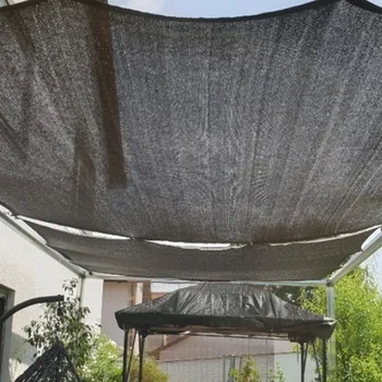 2x2m 2x5m 2x6m 3x5m Umbrelă de soare de Bronzat Net Cârpă Anti-UV Net Tent Gradina Prelata Acoperis Balcon Curte de Umbrire, Plase de Izolare Termică