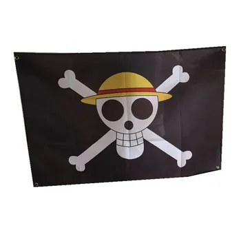 2x3 FT Înaltă Calitate, One Piece Luffy Steagul Steagul de Pirat Jolly Roger Decor Acasă Poliester Banner 60cmx90cm