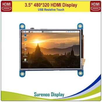 3.5 inch, 320*480 HDMI TFT LCD Modul Ecran Monitor & USB Capacitiv Touch Panel pentru Raspberry Pi
