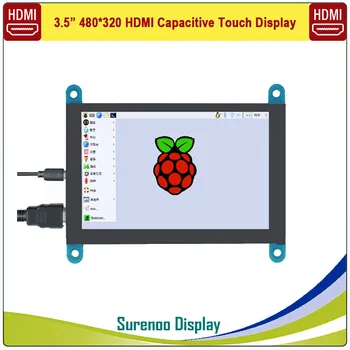 3.5 inch, 320*480 HDMI TFT LCD Modul Ecran Monitor & USB Capacitiv Touch Panel pentru Raspberry Pi