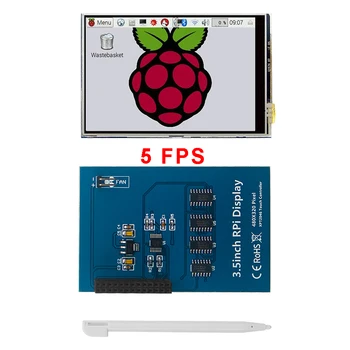 3.5 inch Raspberry Pi 4 Atingeți Ecran 320x480 SPI LCD 5 50 FPS Display cu Ventilator de Răcire pentru Raspberry Pi 4 3 Model B 3B Plus