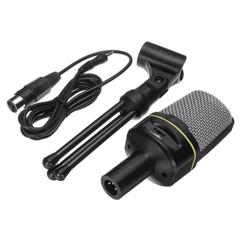3.5 mm Emisie Microfon cu Condensator cu Trepied Înregistrare Condensator Microfon pentru PC Suitabile Pentru Webcasting Audio Întâlnire